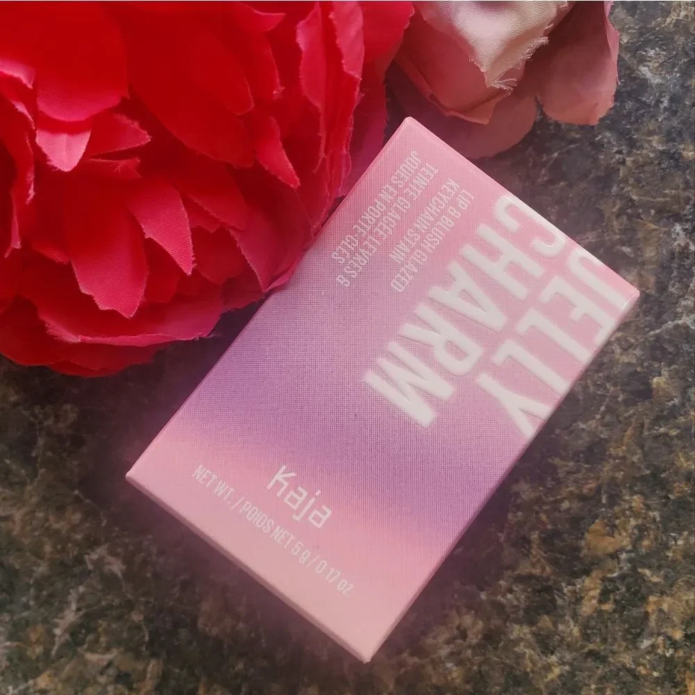 KAJA Jelly Charm Lip & Blush Stain with Keychain- Peach Fizz